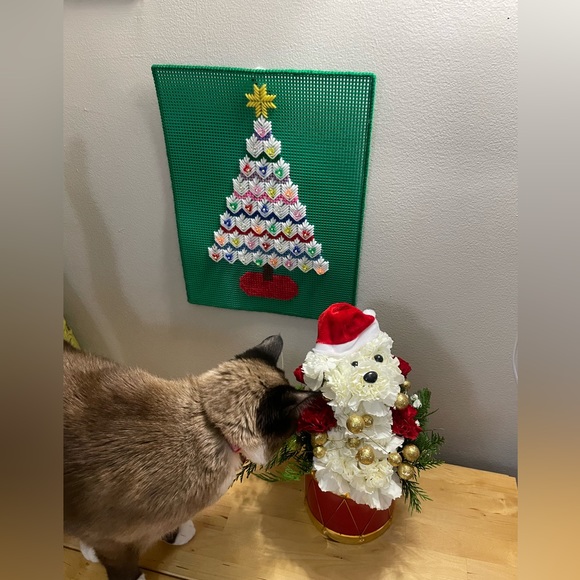 Vintage Knitted Wall Tree - Picture 2 of 7